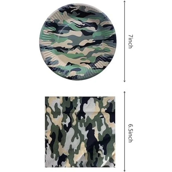 Fenghu Camo suministros para fiesta de cumpleaños 20_4