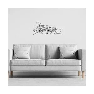 Calcomanías de pared de vinilo Music is The Voice of The_2