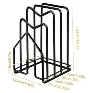 SUNFCON Soporte para tabla de cortar 2 ganchos adhesivos