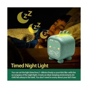 Reloj despertador para niños con dinosaurio reloj_2