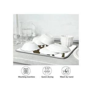 Alfombrilla absorbente para platos reversible de_6