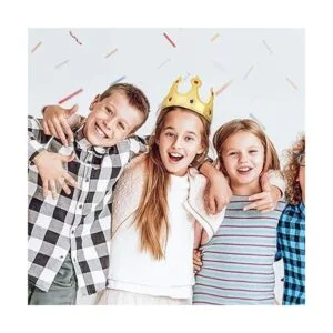 TOYANDONA 1 corona de cumpleaños de tamaño King sombrero