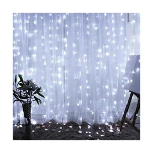 Dazzle Bright Tira de luces para cortina 300 luces LED de_1