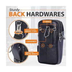 Hengwin Funda de piel auténtica para iPhone 12 Pro Max 11_5