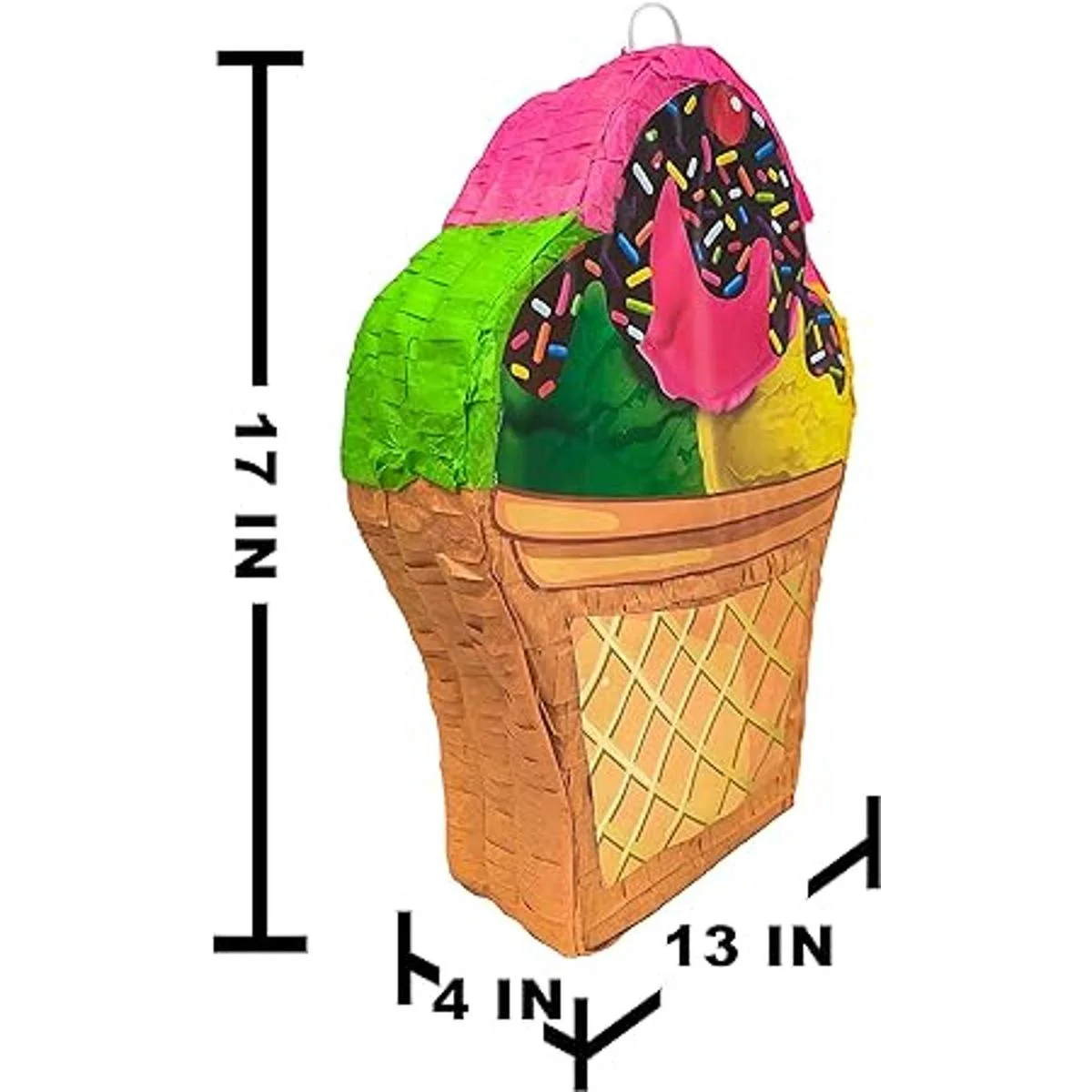 Aztec Imports Inc. Helado Cono Pinata_5