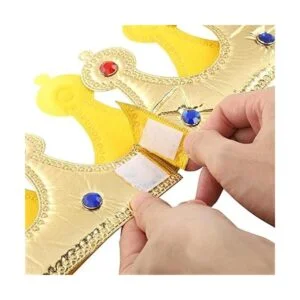 TOYANDONA 1 corona de cumpleaños de tamaño King sombrero