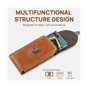 Hengwin Funda vertical de cuero genuino para teléfono_4