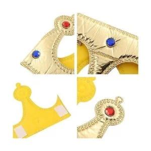 TOYANDONA 1 corona de cumpleaños de tamaño King sombrero