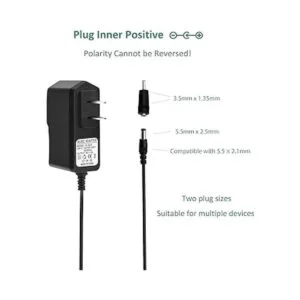TTODDE Adaptador ACDC de 6 V 2 A 1.5 A 1A 0.5 A cable_3