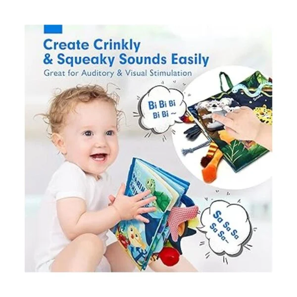 hahaland Libros para bebés de 0 a 6 meses 2 piezas de_5