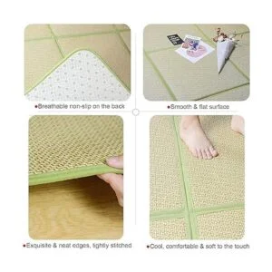 Nisorpa Tapete de tatami japonés Igusa Tatami de 71 x 71_4