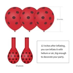 Globos de mariquita de 12.0 in de látex para fiestas_2