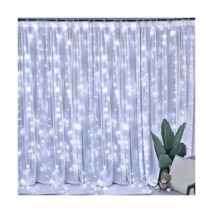 Dazzle Bright Tira de luces para cortina 300 luces LED de_4