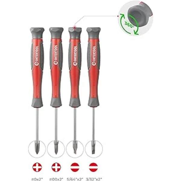 INTERTOOL Juego de destornilladores magnéticos de 20