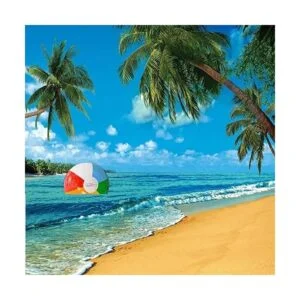 Paquete de 3 bolas de playa inflables de colores para