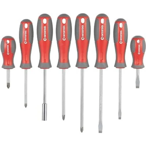 INTERTOOL Juego de destornilladores magnéticos de 58_3