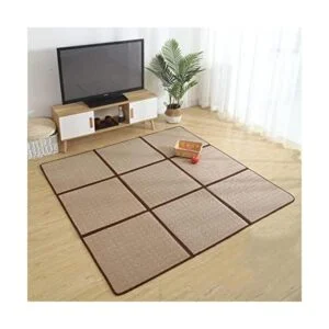 MYOYAY Tapete de tatami de 71 x 71 pulgadas tapete