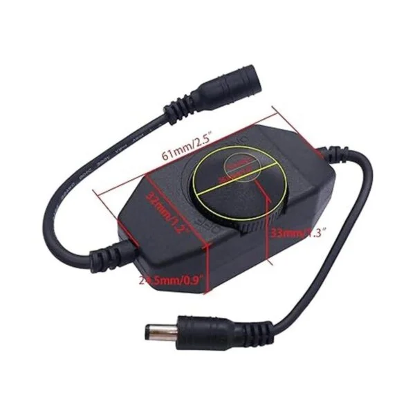 weideer 2 tiras de luces LED DC12V24V interruptor de_5