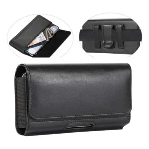 Funda de piel sintética para cinturón de teléfono para_1