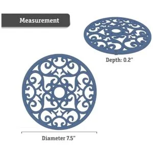 Makerstep Juego de 3 alfombrillas de silicona para
