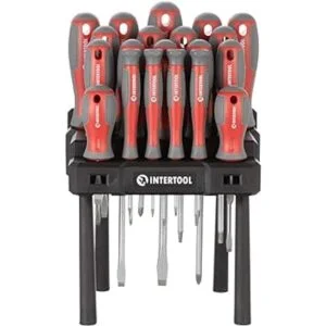 INTERTOOL Juego de destornilladores magnéticos de 20