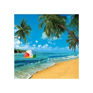 Paquete de 3 bolas de playa inflables de colores para