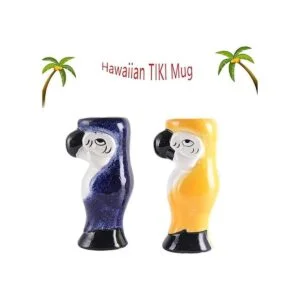SUN GKOTTA Tiki Tazas Cóctel Set de 2 Grandes tazas de