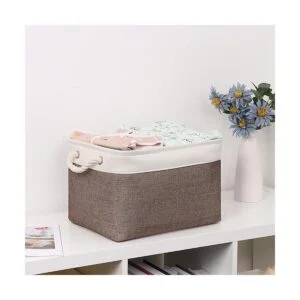 Bidtakay Cestas de almacenamiento de tela para estantes_4