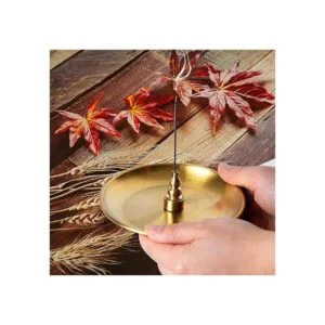 Quemador de incienso 3 en 1 soporte de incienso de latón_4