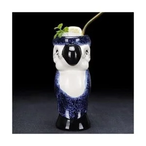 SUN GKOTTA Tiki Tazas Cóctel Set de 2 Grandes tazas de