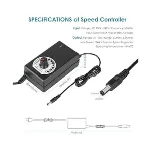 Qirssyn Controlador de velocidad variable de ventilador_3