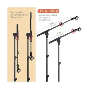 CAHAYA Soporte para micrófono para trípode soporte para_2