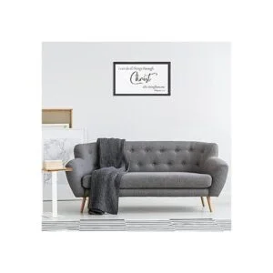 Placa de madera para colgar en la pared cristiana con