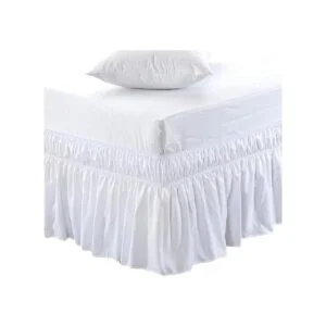 MEILA Falda de cama envolvente con tres lados de tela y_1