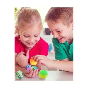 Pllieay 12 bolas saltantes de 3 tamaños de colores mixtos_6