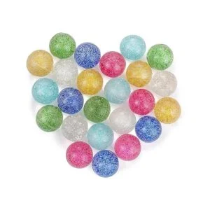 Pllieay 24 bolas de rebote con purpurina bolas de rebote_2