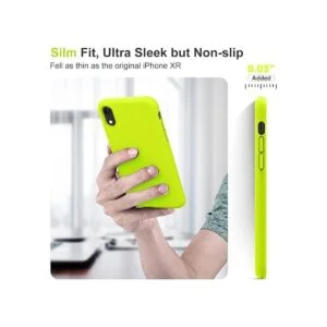 RAIZUS Funda para iPhone XR funda de gel de silicona_2