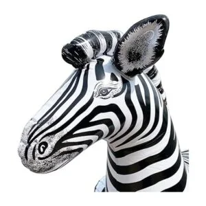 Jet Creations Animales de safari inflable de cebra de 60_2