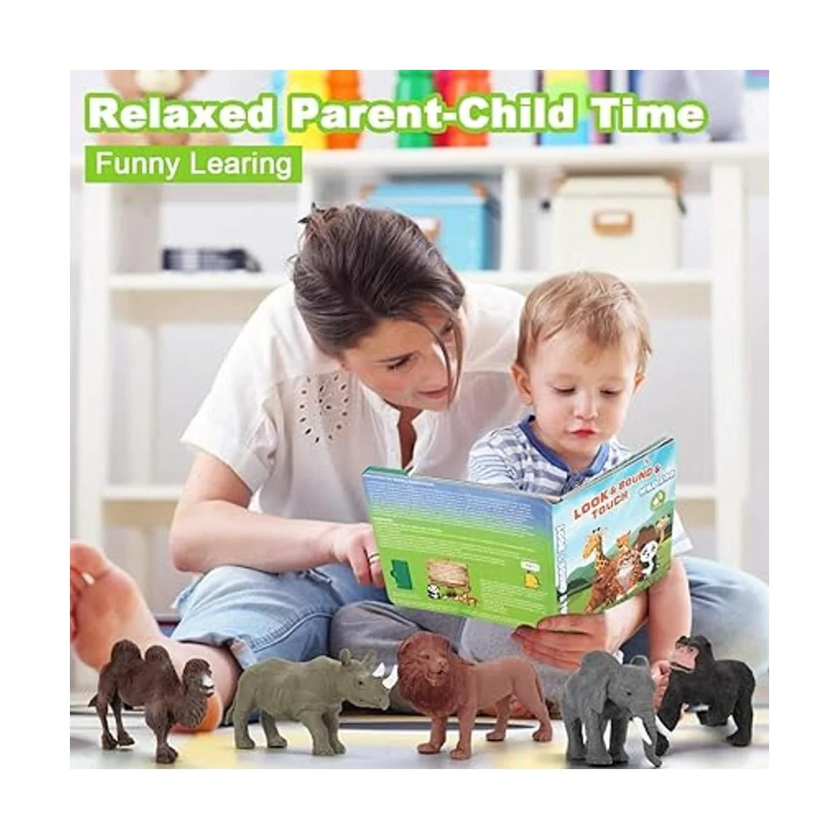 Tudoccy Figuras de animales de safari 13 figuras_3