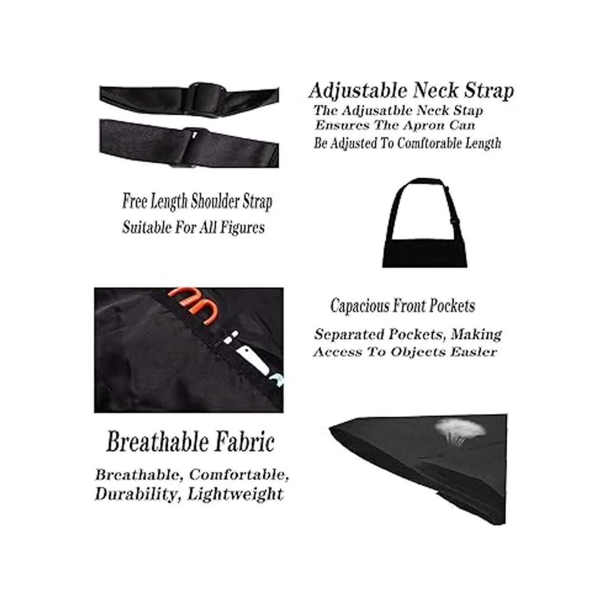 POTALKFREE Delantales divertidos para mujer con 2_4