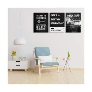Lienzo inspirador para pared póster de ajetreo objetivo