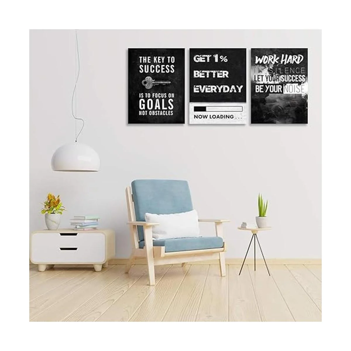 Lienzo inspirador para pared póster de ajetreo objetivo