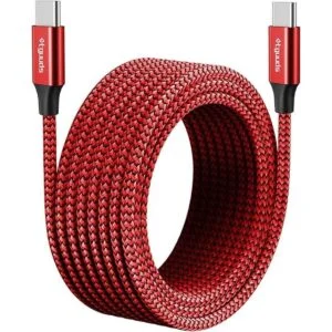Cable USB C a USB C de largo de 16 pies16.4 ft cable_1