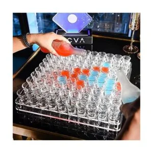 Aoeoe Juego de 40 vasos a granel con base pesada vasos