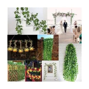 36 hebras de 248 pies guirnaldas de hiedra falsas hojas