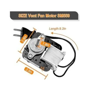 Fetechmate Motor universal de ventilación de baño SM550_4