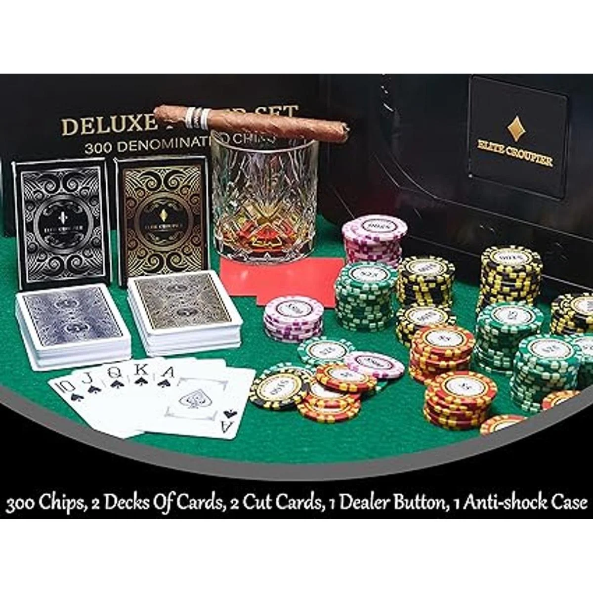 Juego de 300 fichas de póquer de lujo Juego de 300 fichas_6