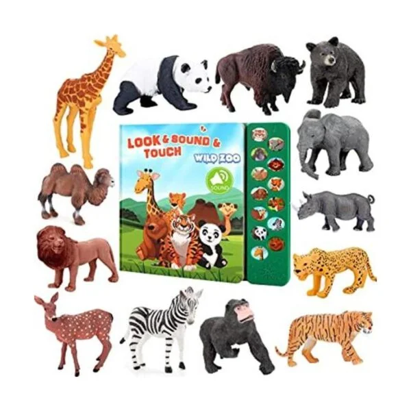 Tudoccy Figuras de animales de safari 13 figuras_1