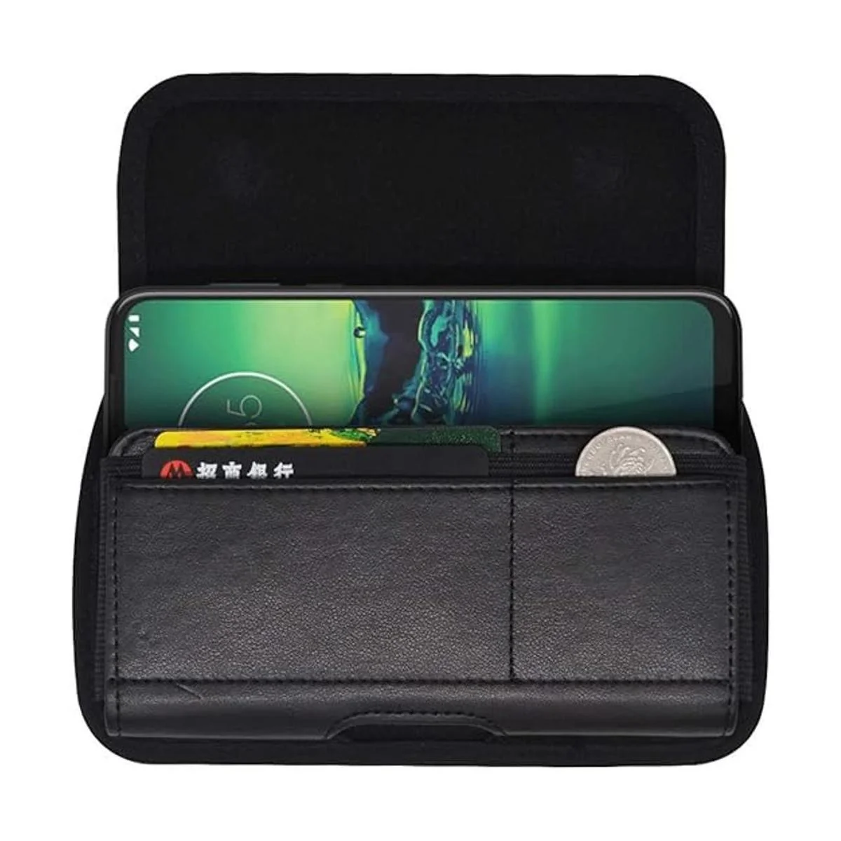 Funda de nailon extra grande para teléfono celular con_2