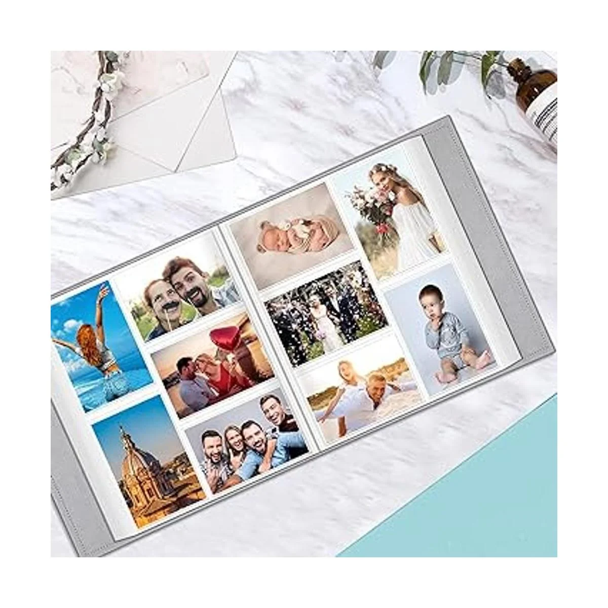 Fintie lbum de fotos de 4 x 6 pulgadas 600 bolsillos de